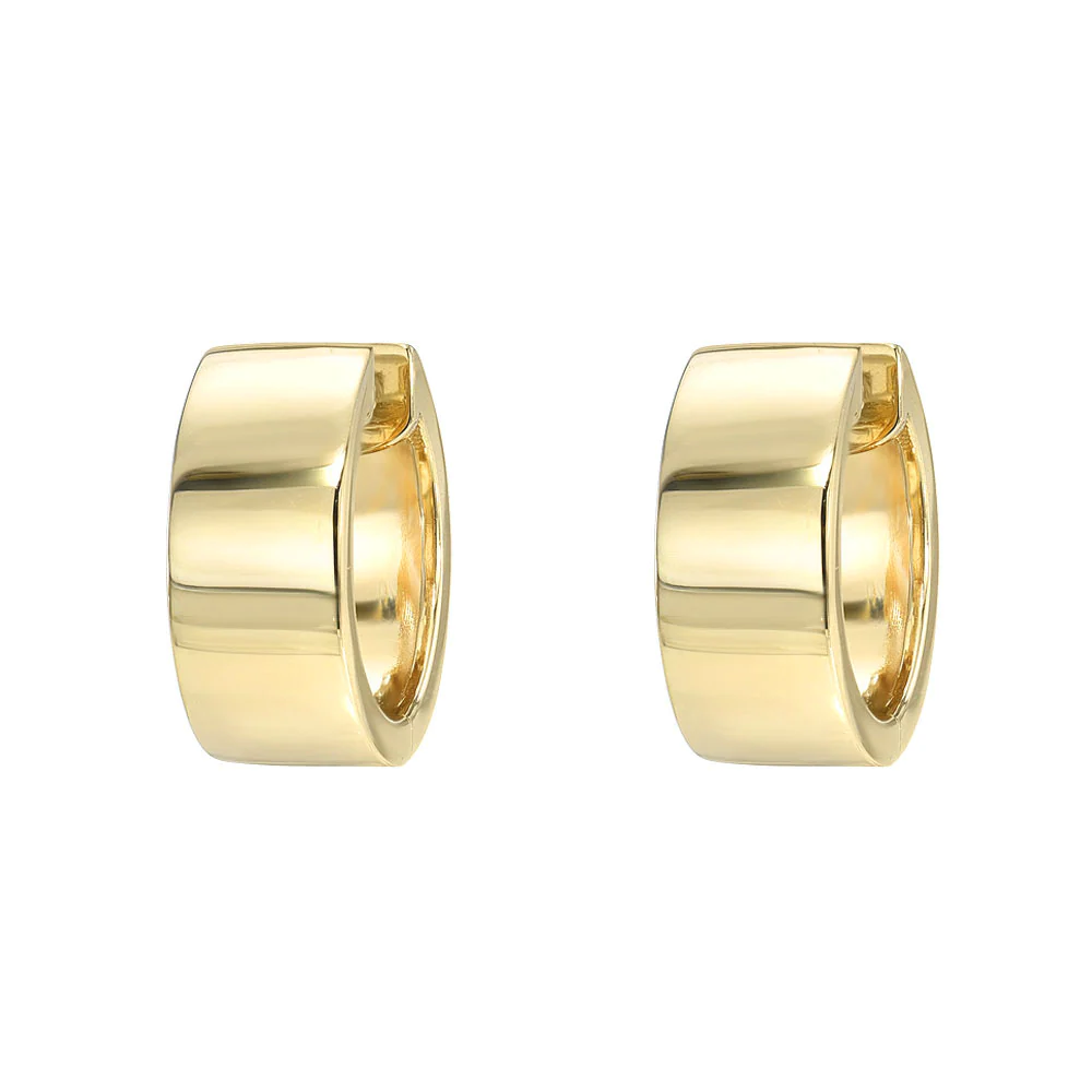 Wide High Polish Huggies