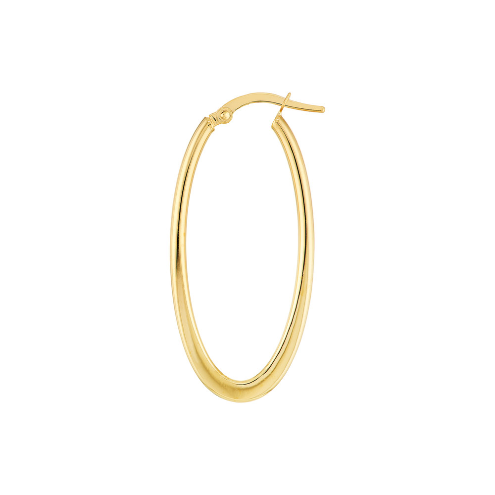Oval Hoop Earrings