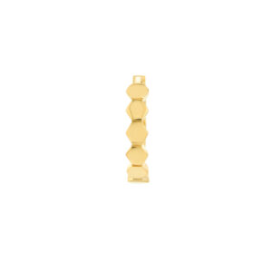 Honeycomb Huggie Hoop Earrings